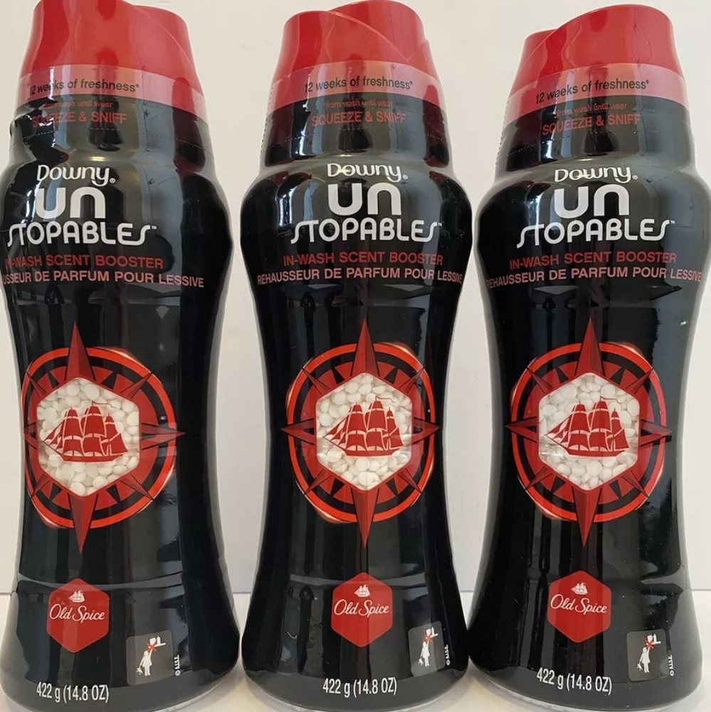 3 Old Spice Downy Unstopables in-Wash Scent Booster Beads Old Spice  14.8